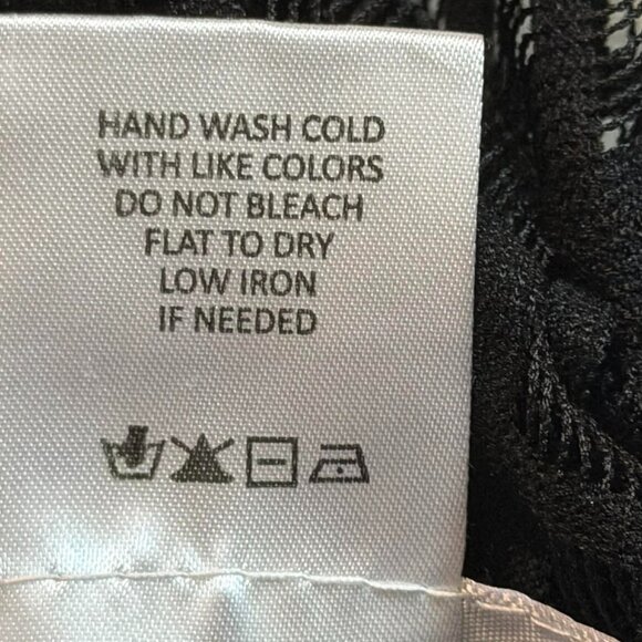 K. Jordan SIZE MEDIUM black long-sleeved cage design dress, lined - Picture 14 of 14